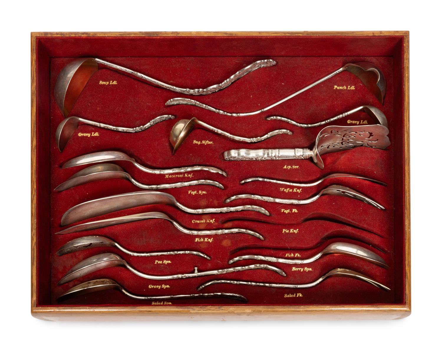 An American Silver Flatware Service