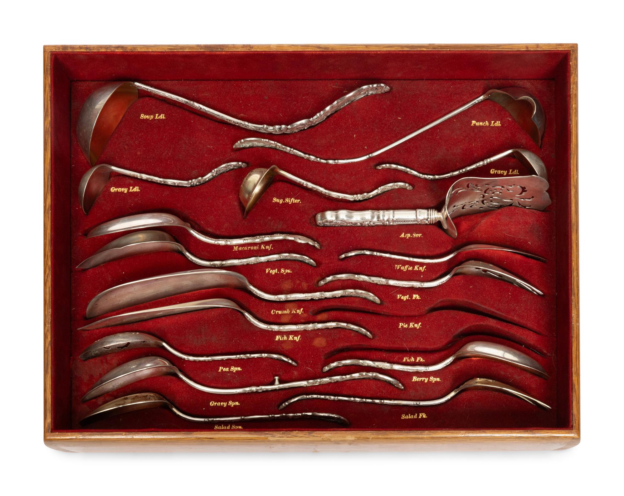 An American Silver Flatware Service