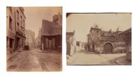 A pair of photographs ( 5e arrondissement, 1899 (rue Saint-Médard) , 1899-1900; Gentilly – ancien château , 1901)