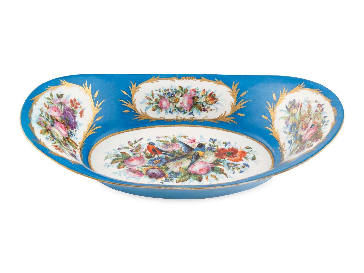 A Sèvres Painted Porcelain Dish