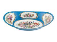 A Sèvres Painted Porcelain Dish