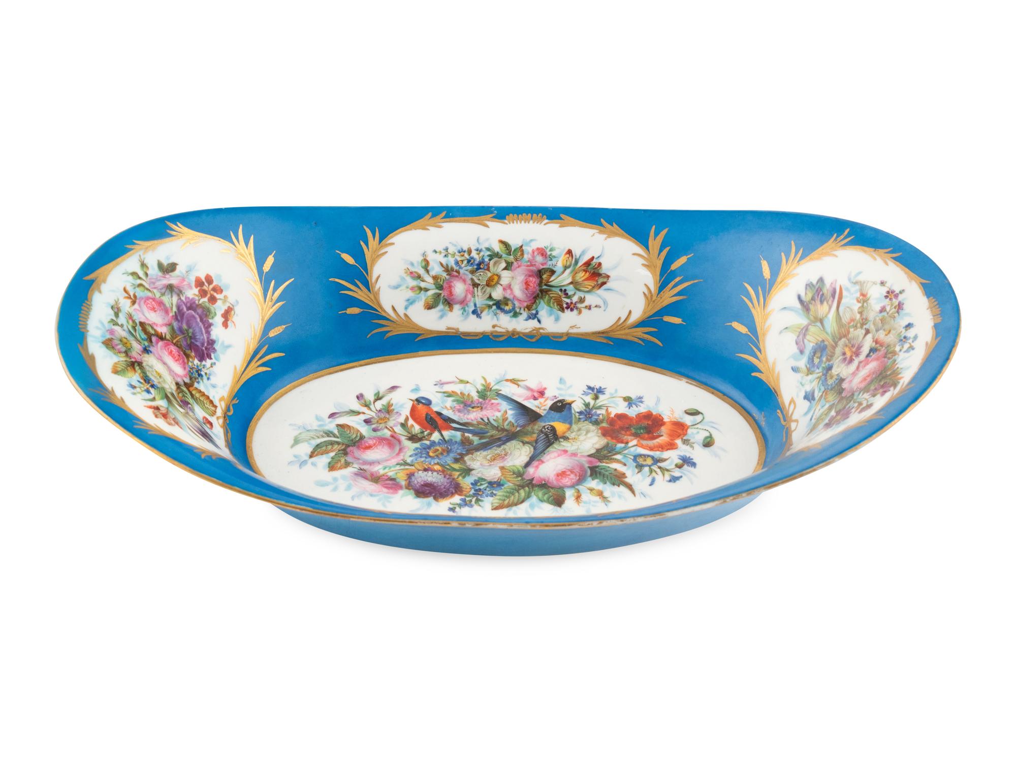 A Sèvres Painted Porcelain Dish