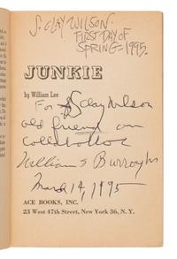 Burroughs, William S. (“William Lee”) (1914-1997). Junkie: Confessions of an Unredeemed Drug Addict . New York: Ace Double Books, 1953.
