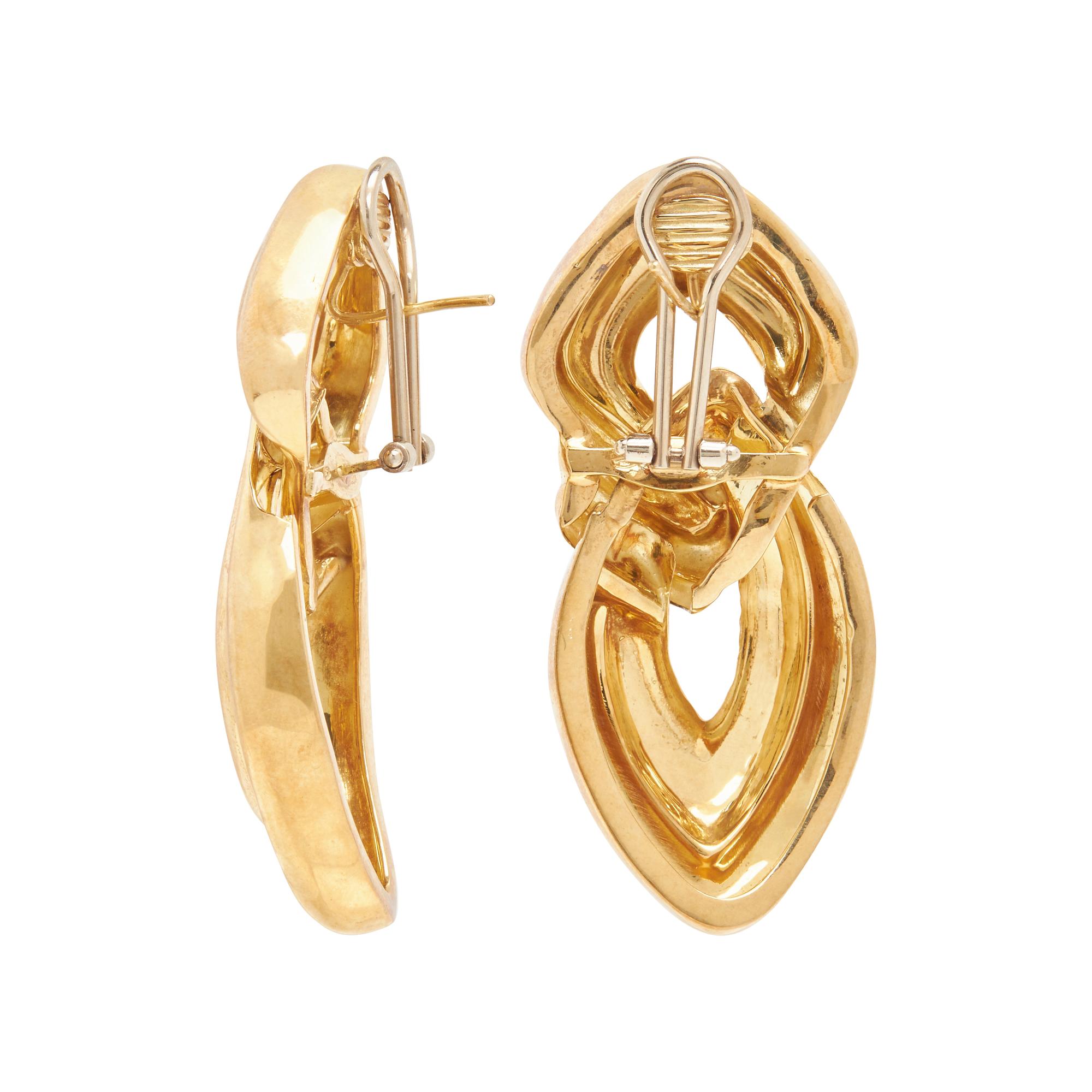 YELLOW GOLD EARRINGS