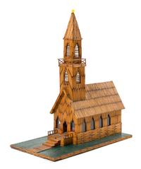 Anonymous, Mid 20th Century, Matchstick Church