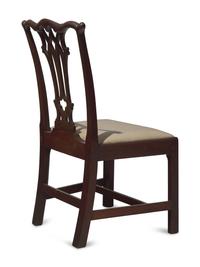 A Chippendale Carved Mahogany Side Chair, Philadelphia, PA, Late 18th Century
