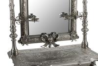 A French Silvered Iron Dressing Table
