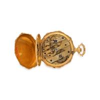 YELLOW GOLD OPEN FACE POCKET WATCH
