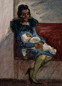 Cecil Crosley Bell (American, 1906–1970) — Beautiful Madonna (Mother and Child) , 1963