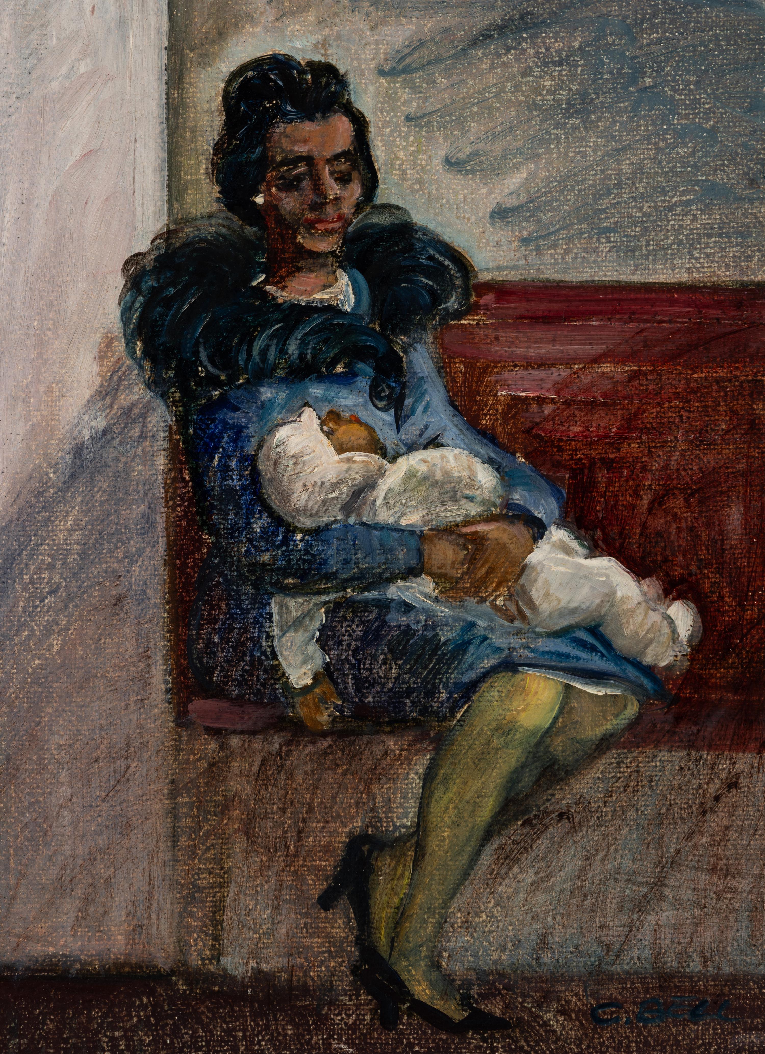 Cecil Crosley Bell (American, 1906–1970) — Beautiful Madonna (Mother and Child) , 1963