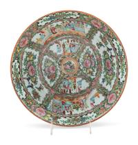 A Chinese Export Rose Medallion Bowl