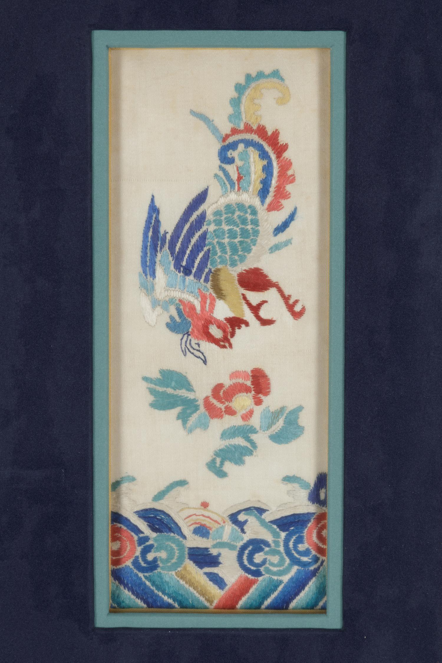 17 Chinese Embroidered Silk Panels