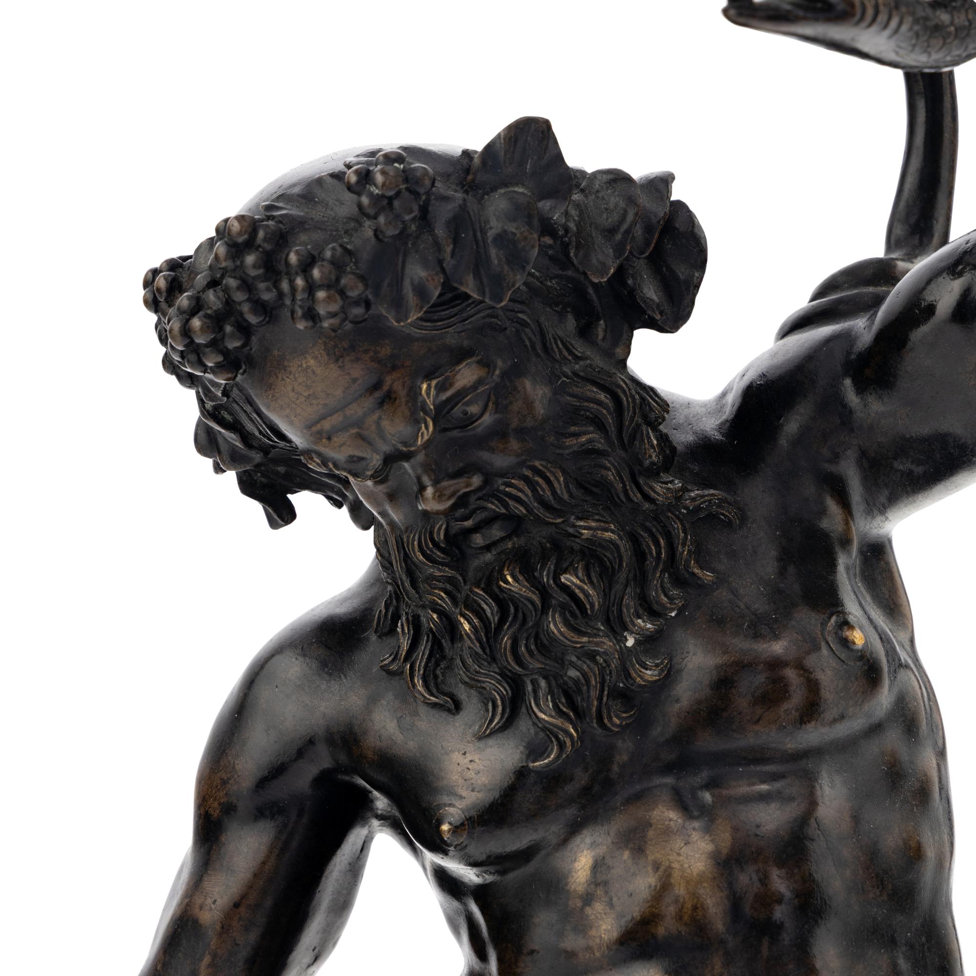 A Grand Tour Bronze Silenus