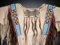 Apsáalooke Beaded Hide Shirt