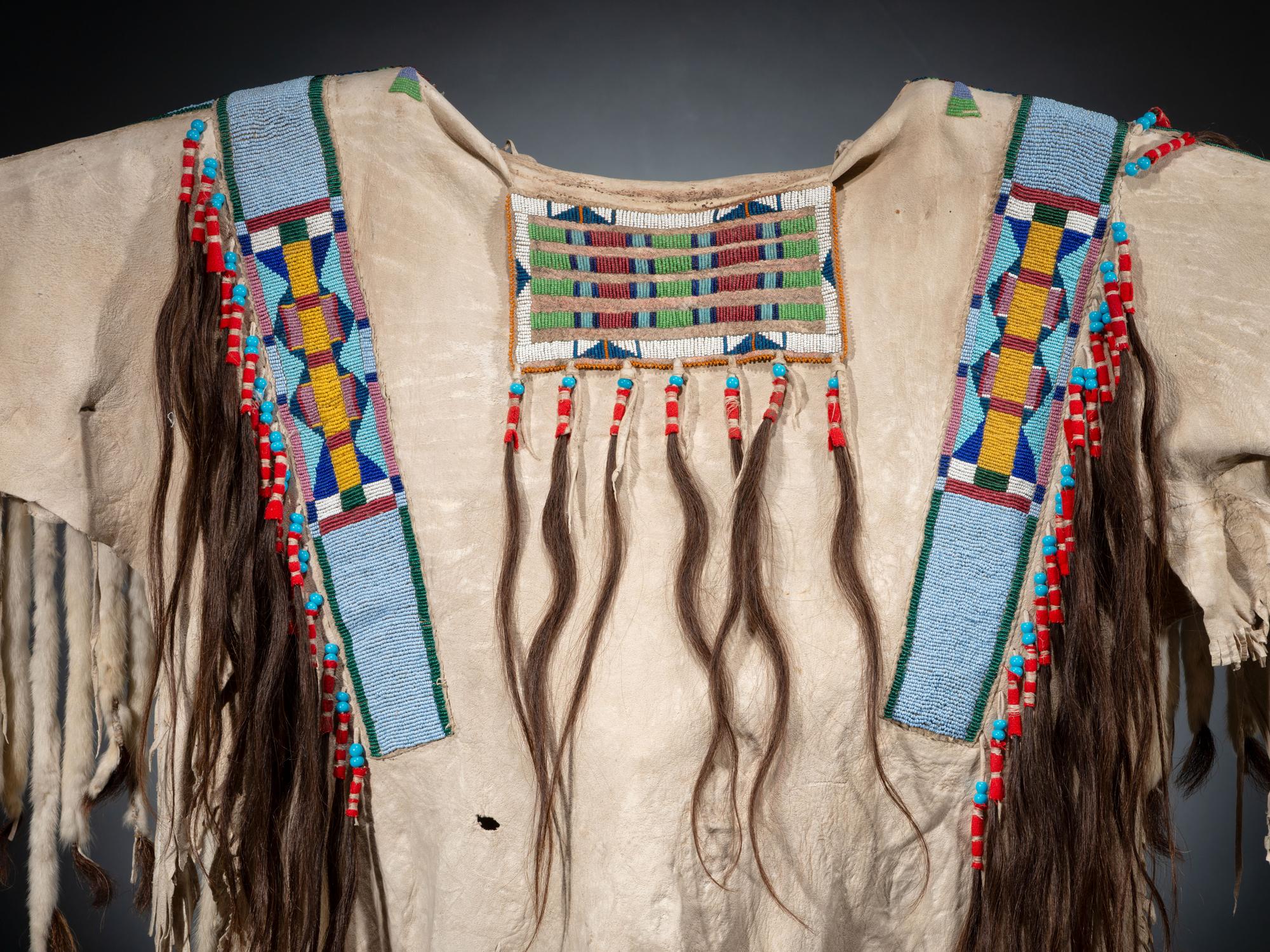Apsáalooke Beaded Hide Shirt