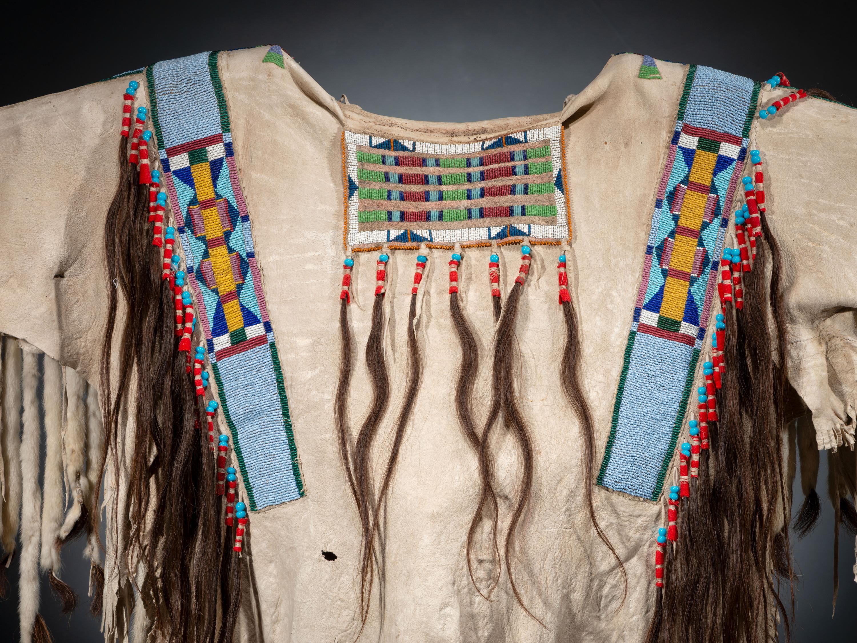 Apsáalooke Beaded Hide Shirt