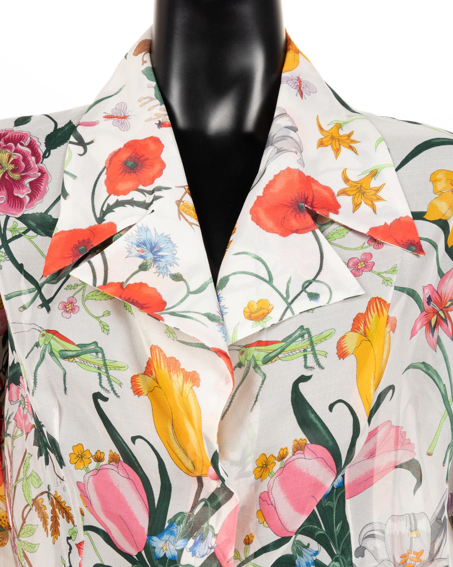 Gucci Floral Two-Piece Skirt Set, 1990-2000s