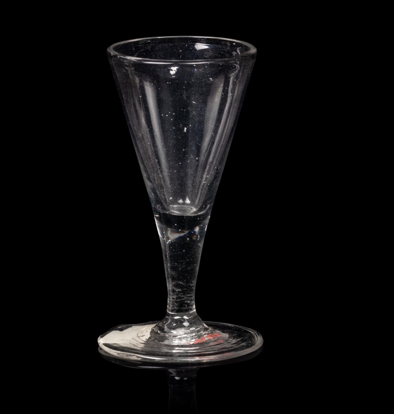 A Group of Three English Wine Stems and an American Wine Stem