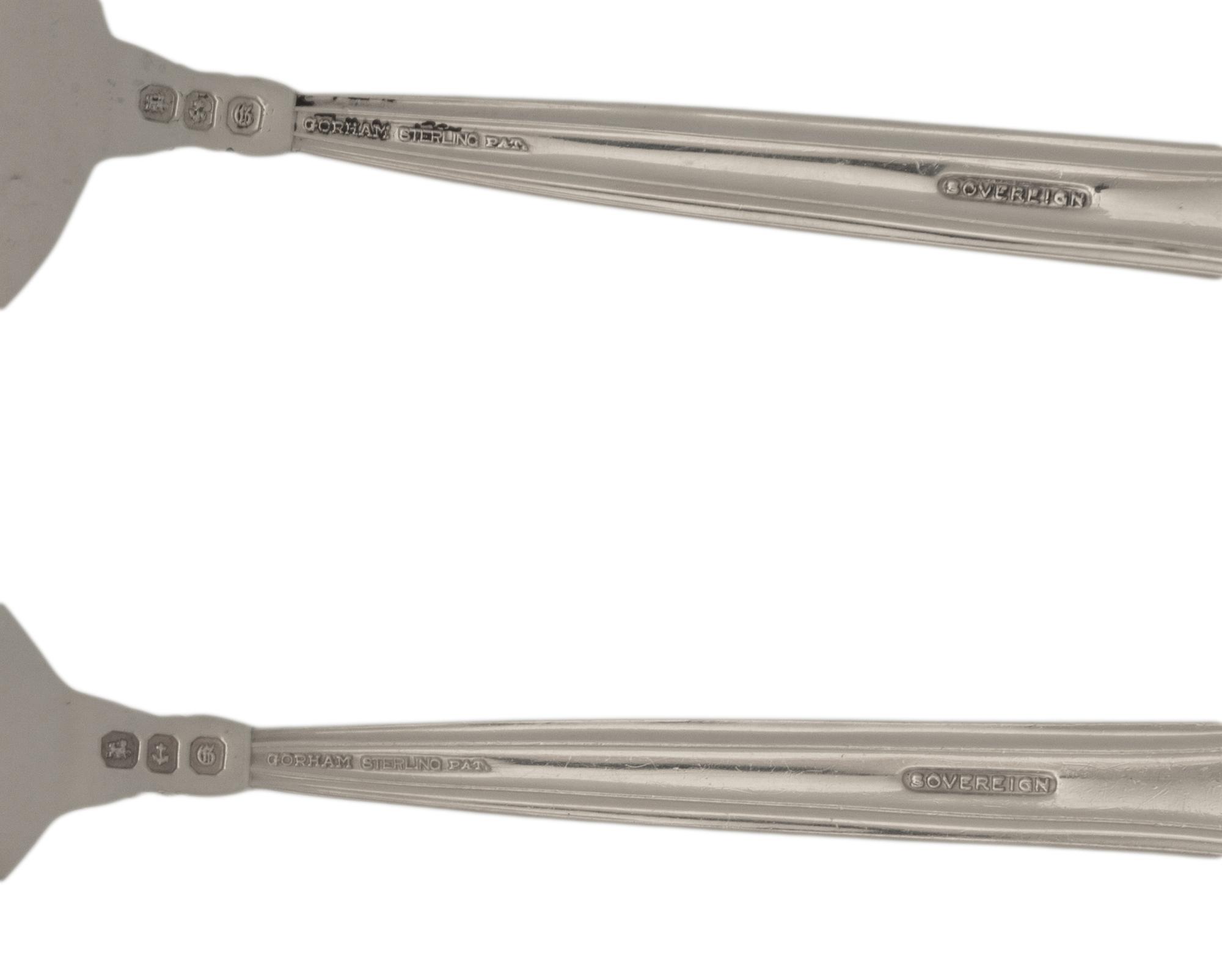 An American Silver Flatware Service