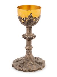 A Continental Silver and Mixed Metal Chalice