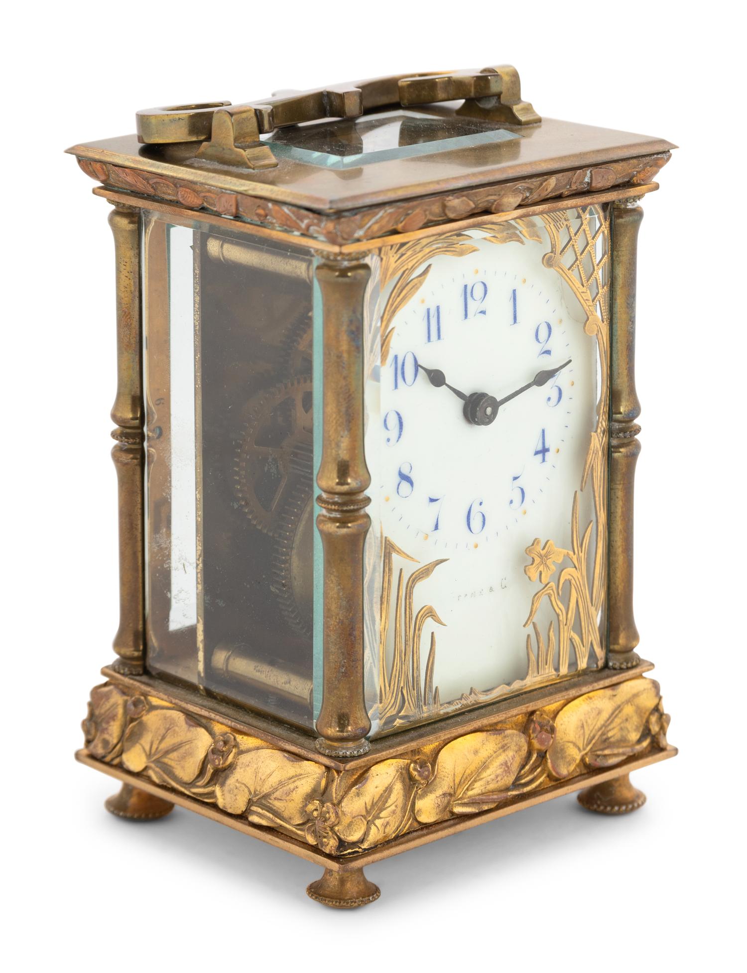 A C.R. Crookshank Brass Carriage Clock