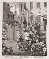 The Four Stages of Cruelty (the complete set of four prints)