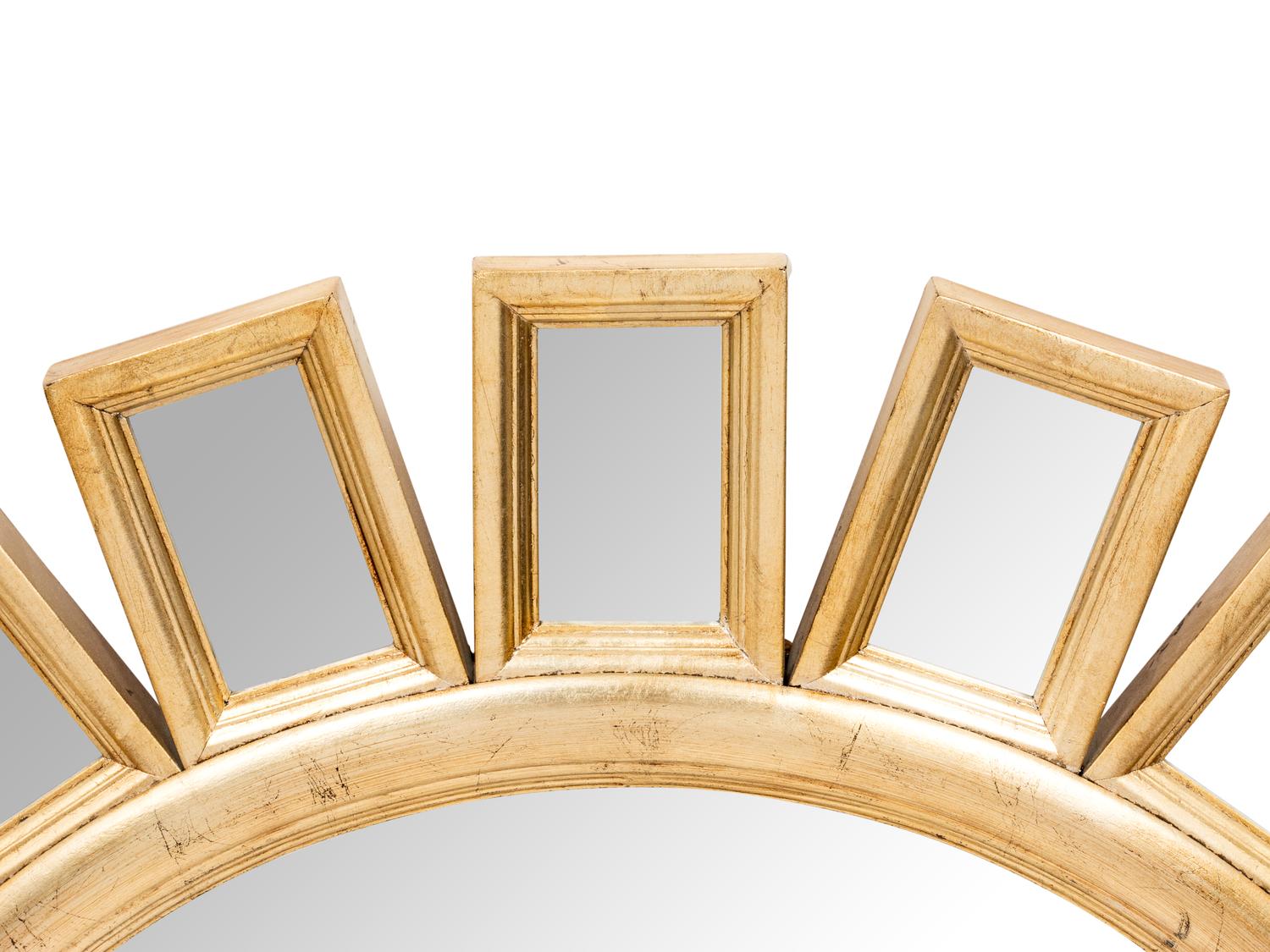 A Contemporary Sunburst Mirror