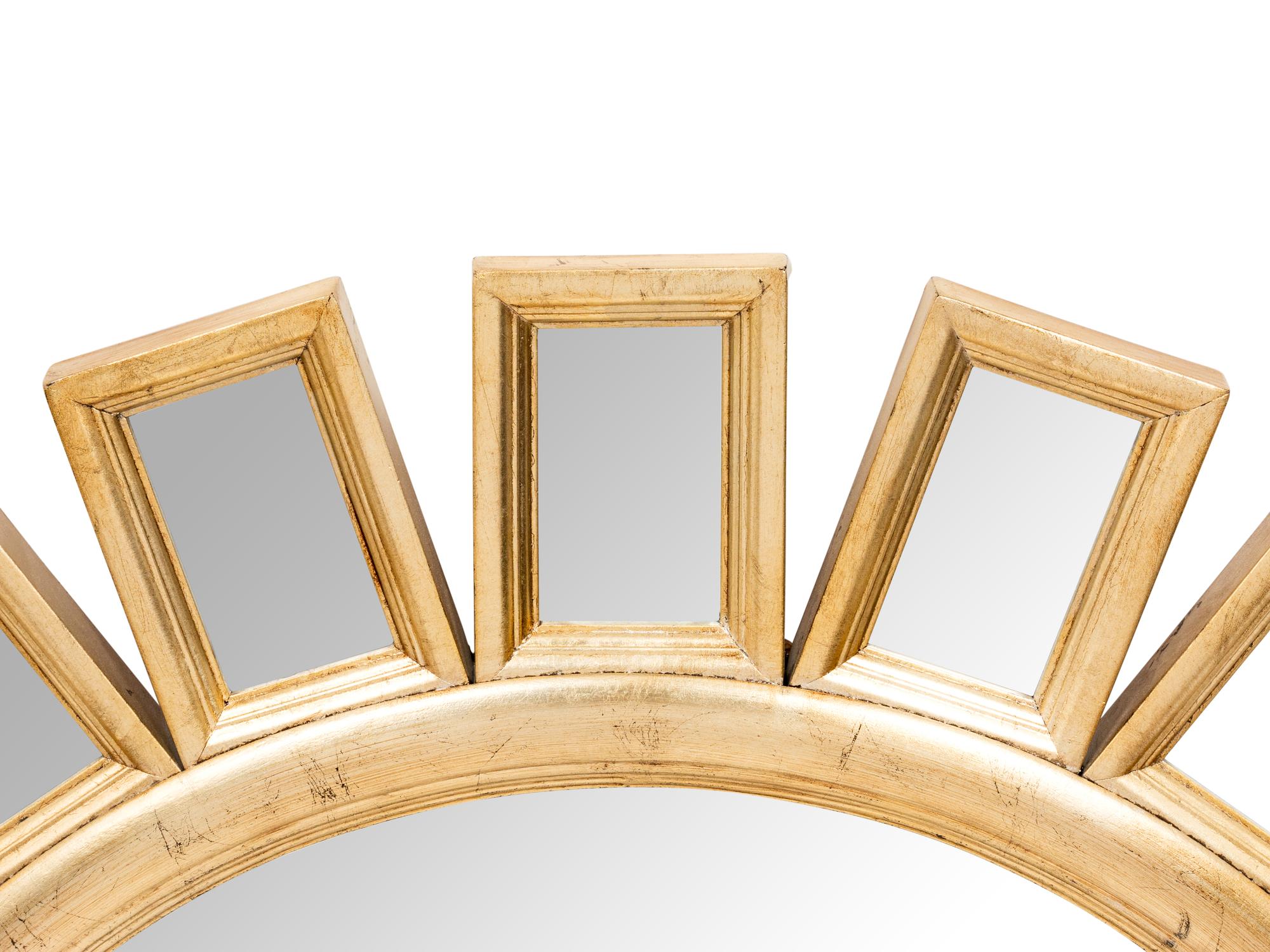 A Contemporary Sunburst Mirror