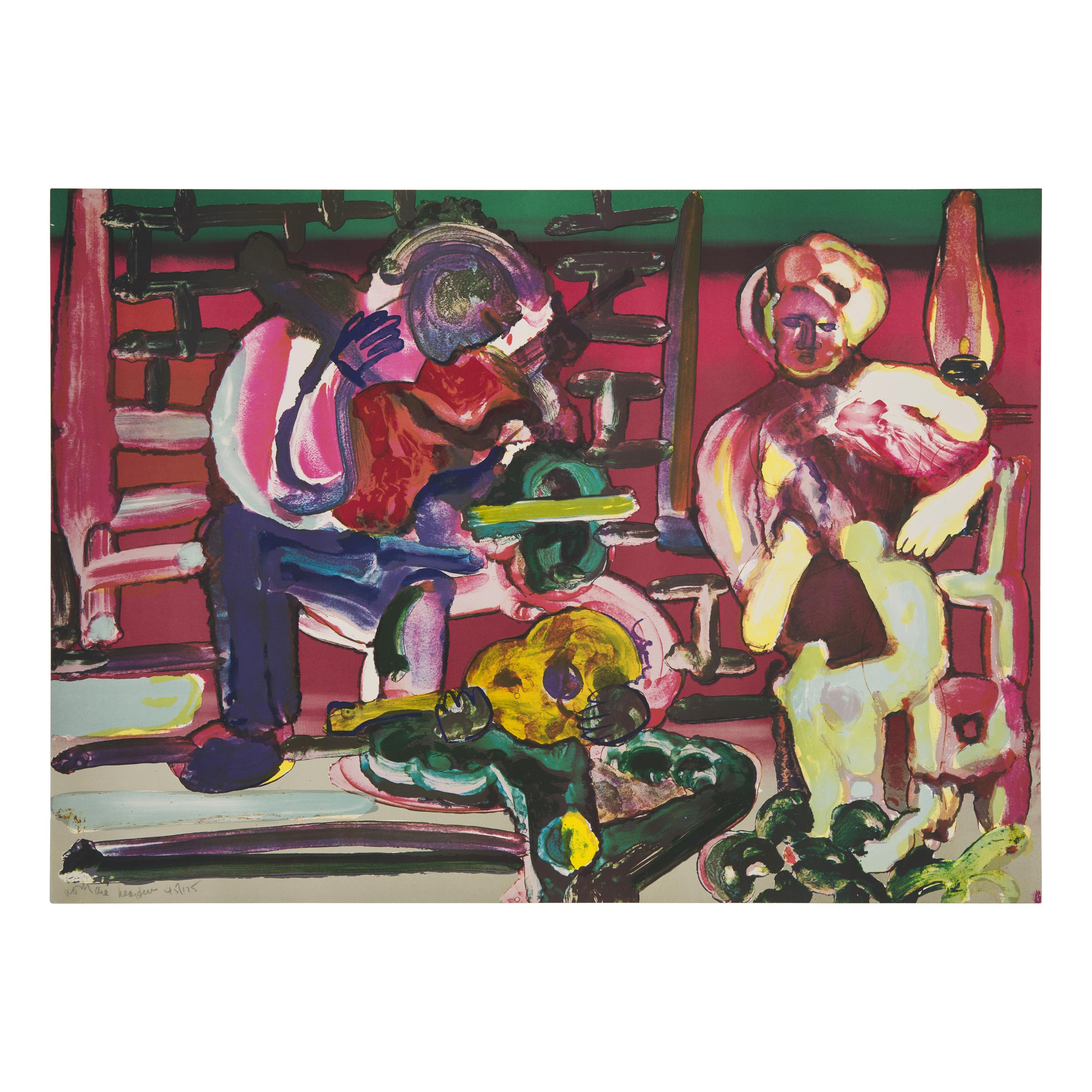 Romare Bearden (American, 1911-1988) — Louisiana Serenade (from Jazz Series ) , 1979