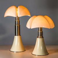 Gae Aulenti (Italian, 1927–2012) — Pair of Pipistrello Lamps, model 620, c. 1968 for Martinelli-Luce