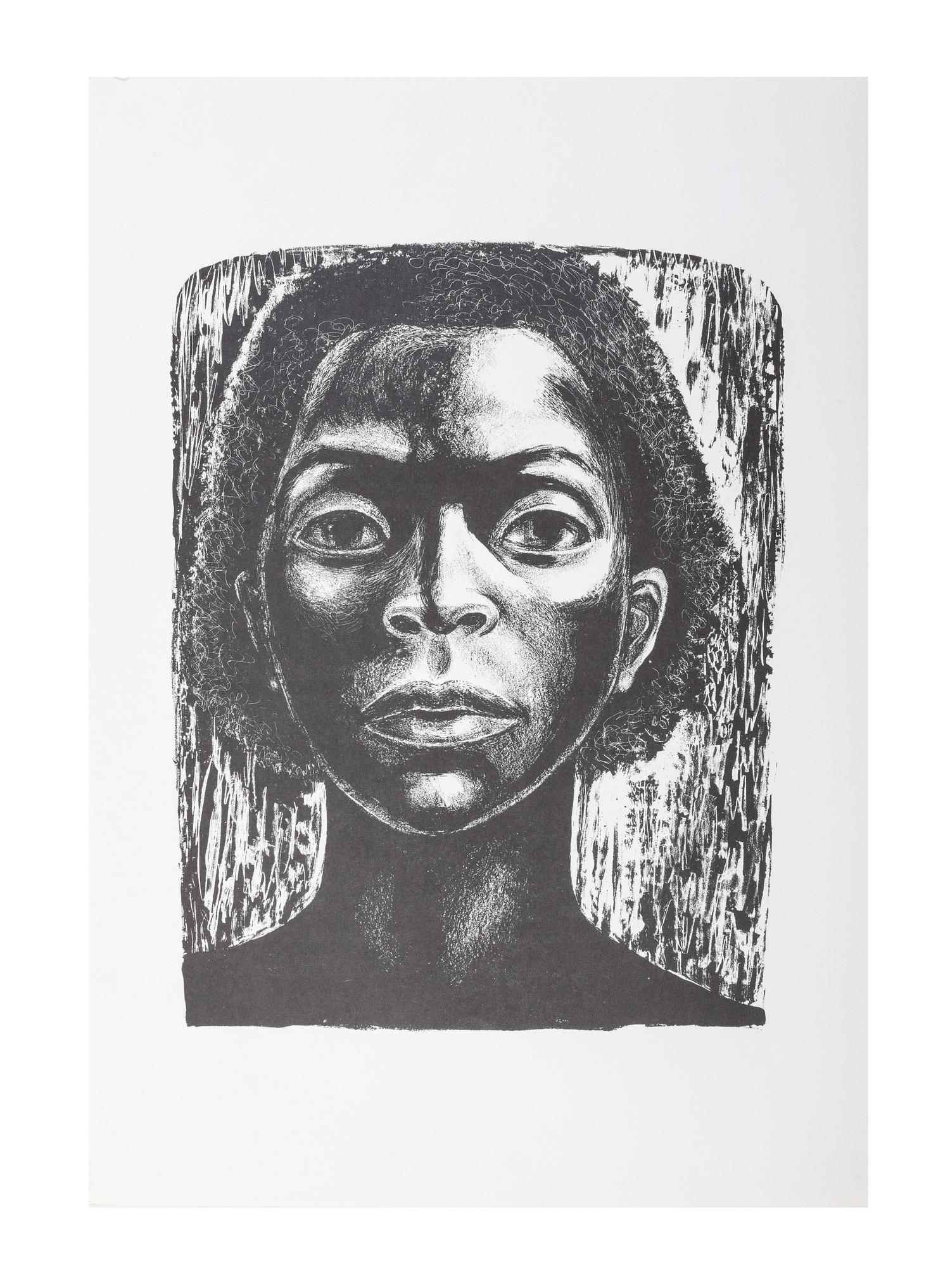 [ART]. CATLETT, Elizabeth (1915-2012). Portfolio containing 5 lithographs. [Mexico City]: Litografos Unidos, S.A., ca 1973.