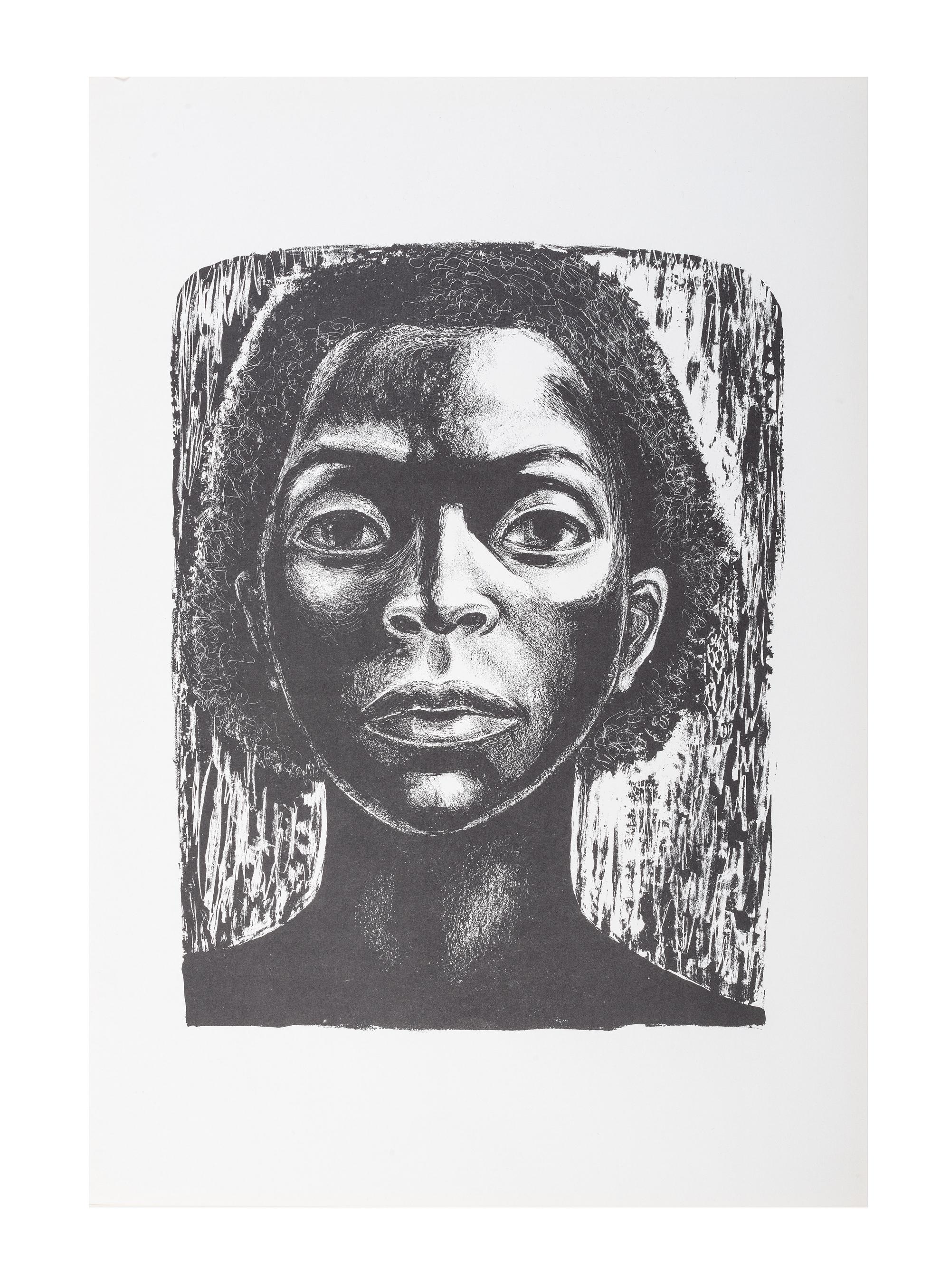 [ART]. CATLETT, Elizabeth (1915-2012). Portfolio containing 5 lithographs. [Mexico City]: Litografos Unidos, S.A., ca 1973.