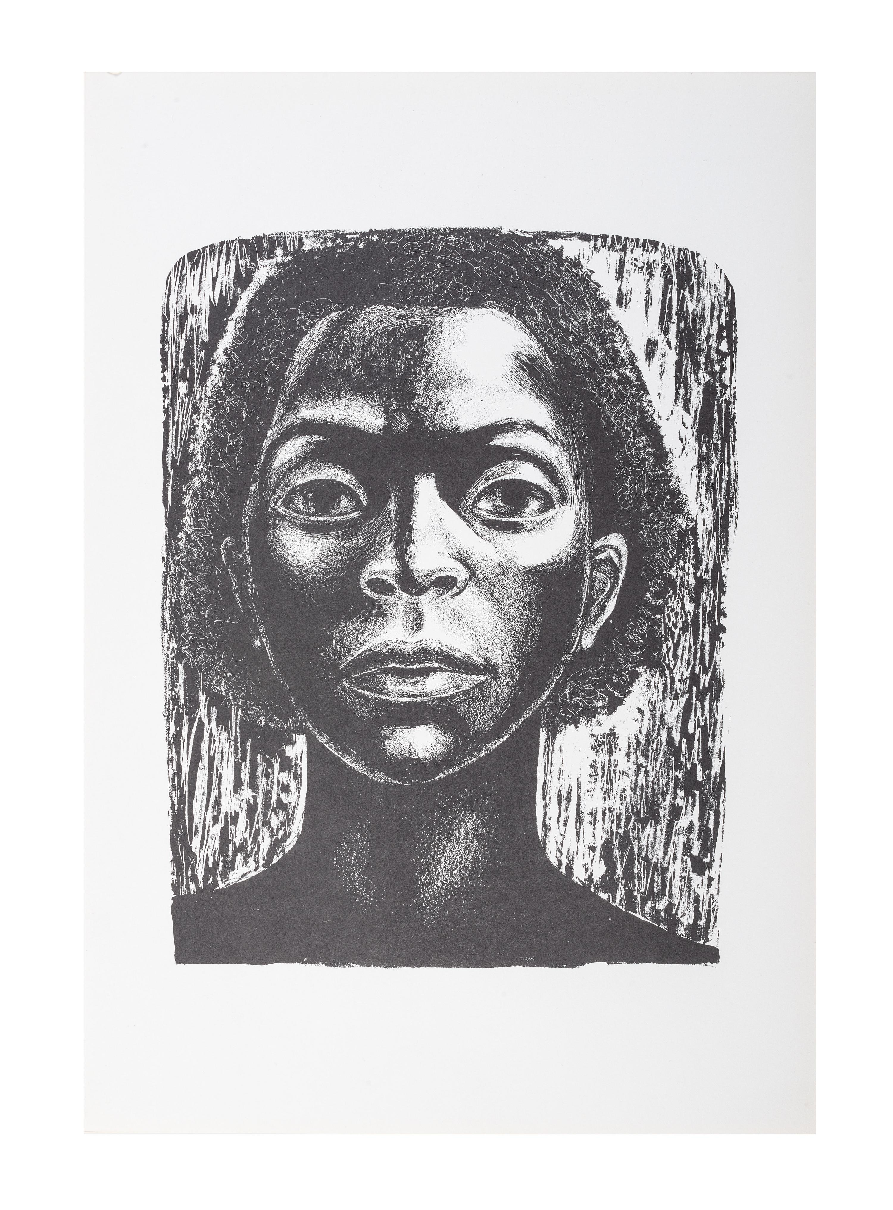 [ART]. CATLETT, Elizabeth (1915-2012). Portfolio containing 5 lithographs. [Mexico City]: Litografos Unidos, S.A., ca 1973.