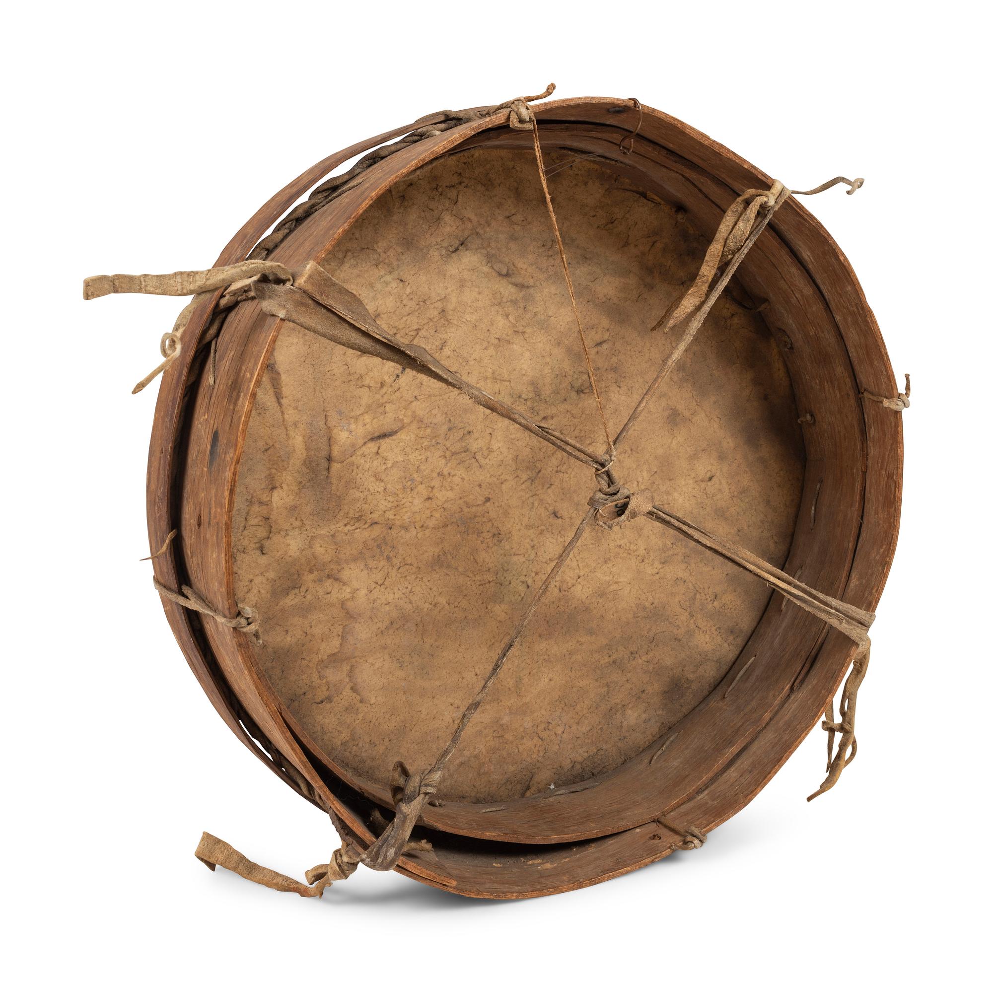 Hopi Painted Hide Drum