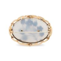 ANTIQUE, YELLOW GOLD AND MULTIGEM BROOCH
