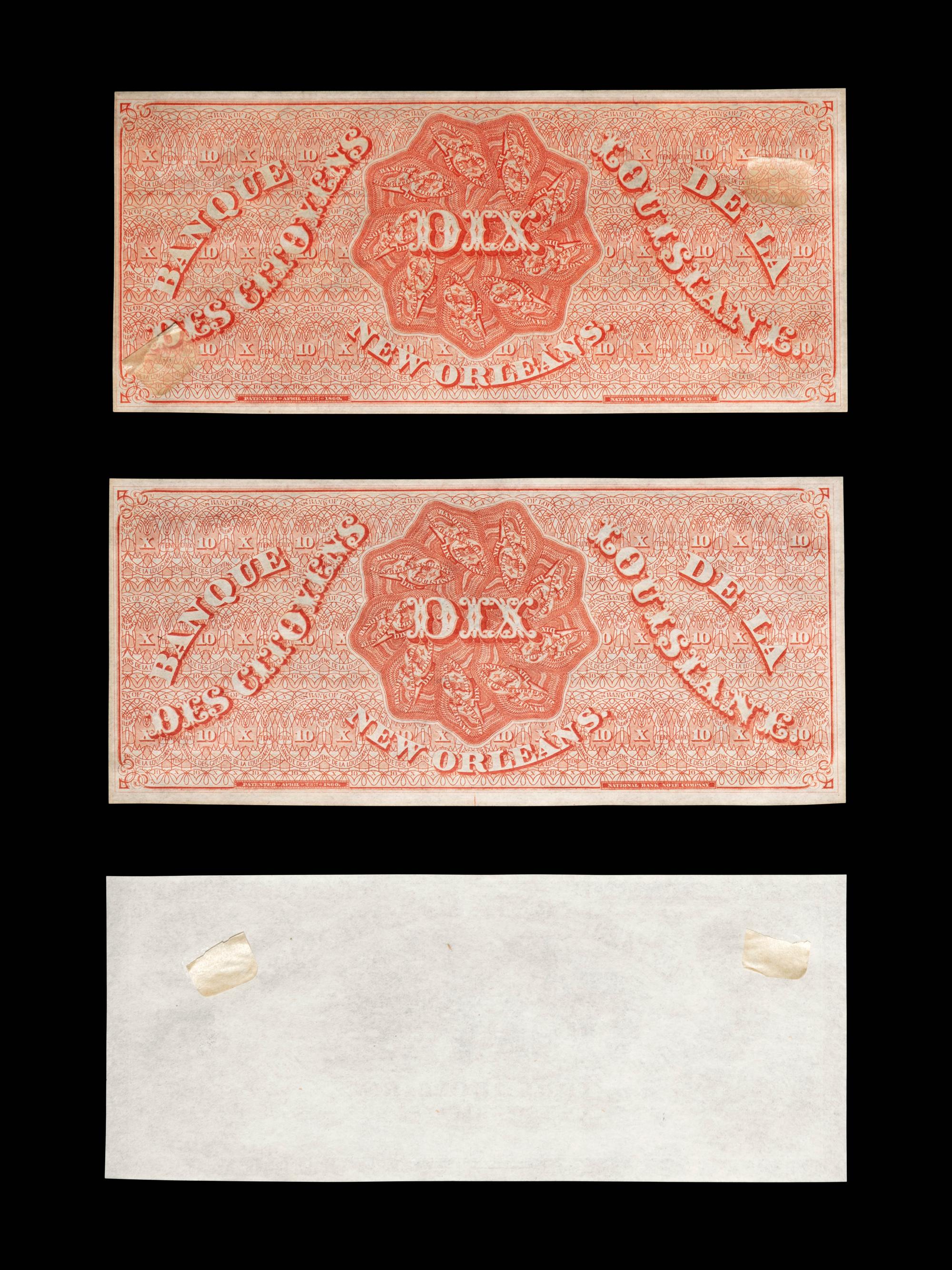 [OBSOLETE: Louisiana] Three Citizens Bank of Louisiana Bank Notes