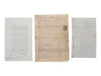 [BRITISH COLONIAL IMPRINTS]. A group of imprints, indentures, and other documents.