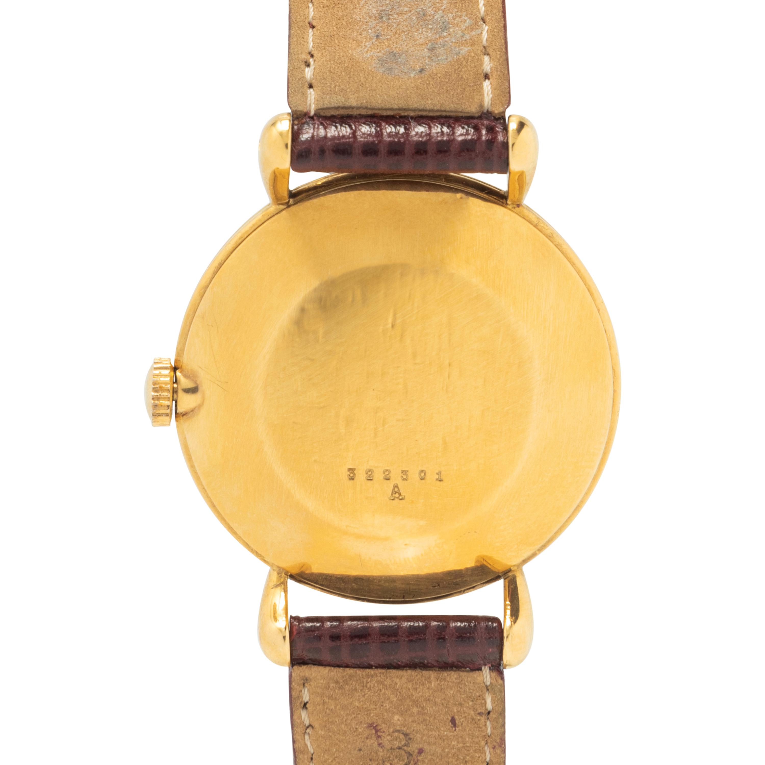 JAEGER-LECOULTRE, 18K YELLOW GOLD WATCH
