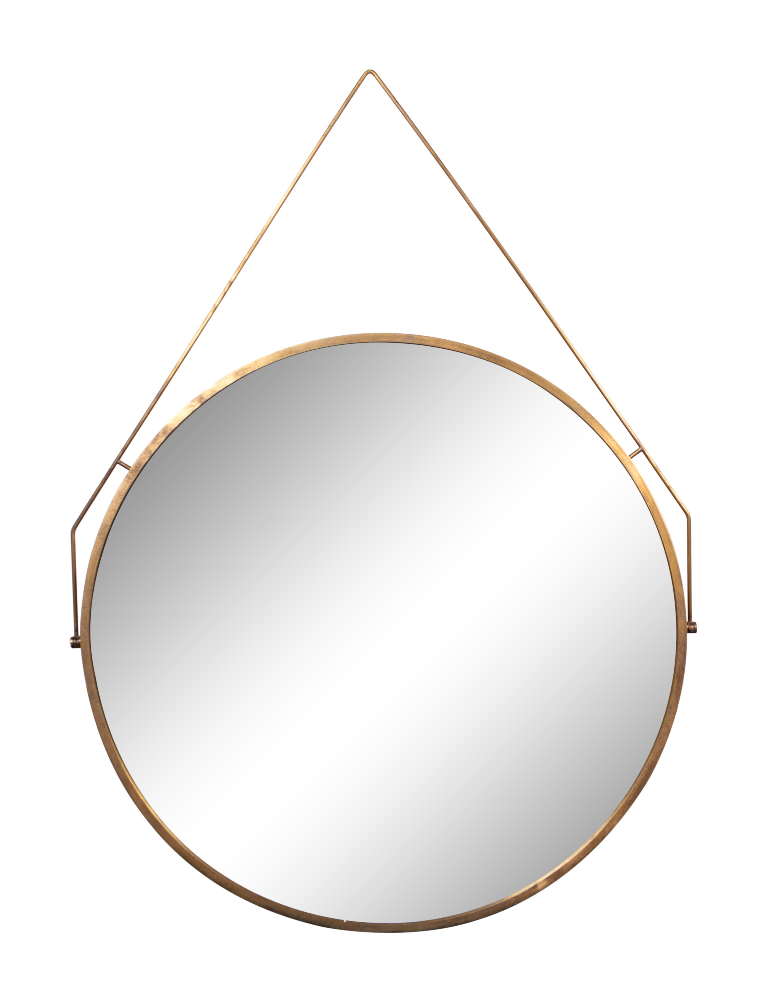 A Pair of Circular Wall Mirrors