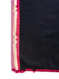 Osage Ribbonwork Navy Wool Leggings