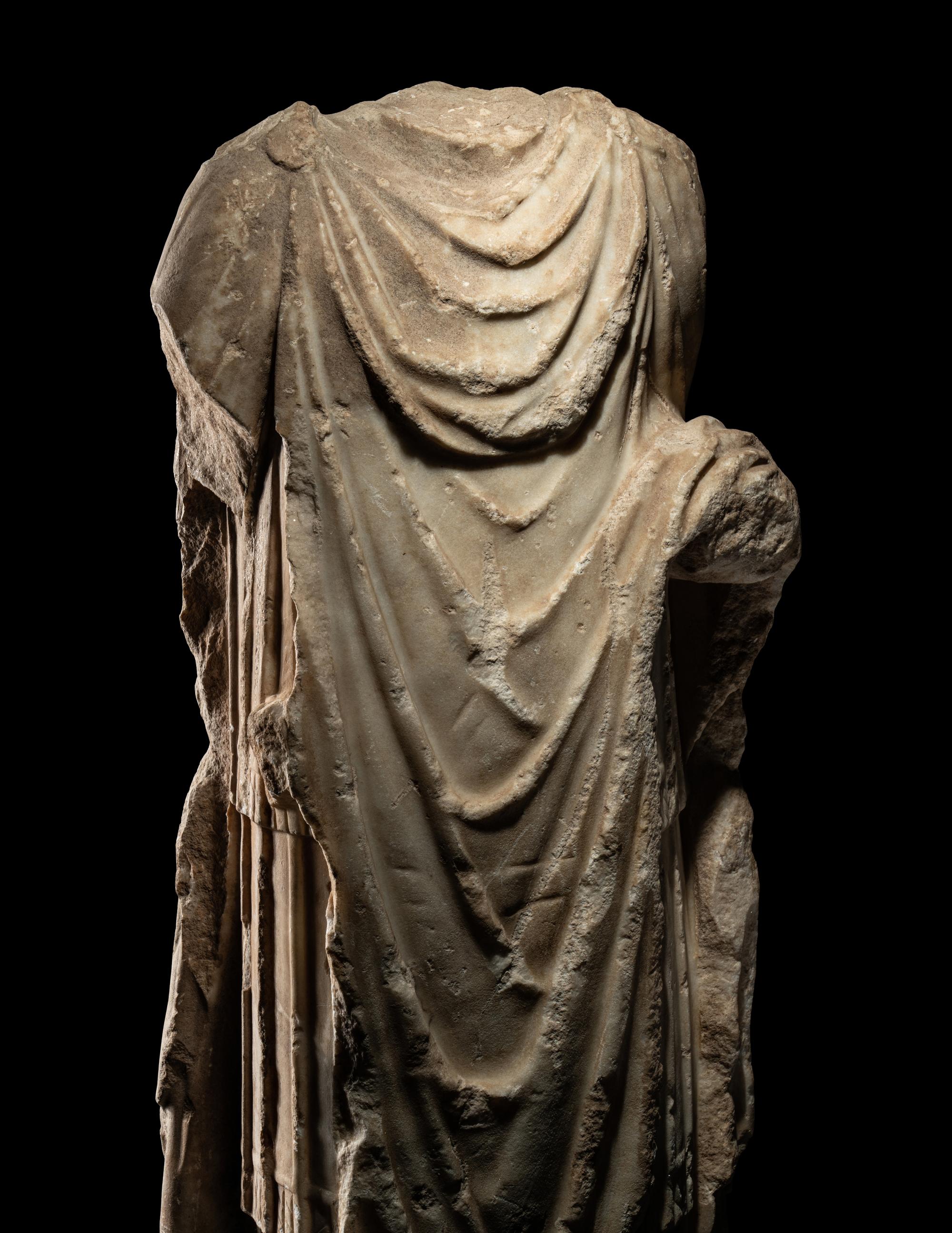 A Roman Marble Torso of a Military Officer