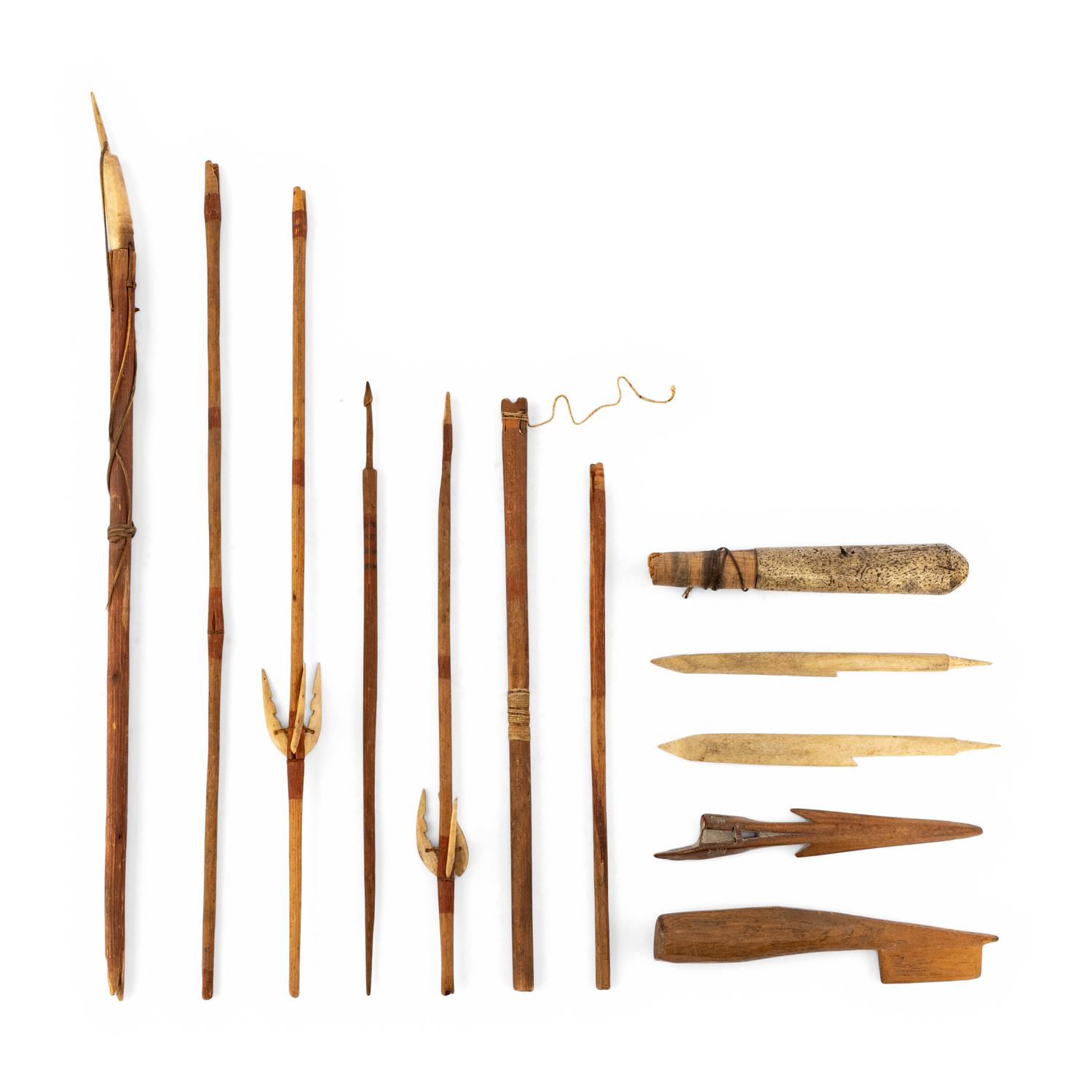 Assorted Inuit Fishing Implements
