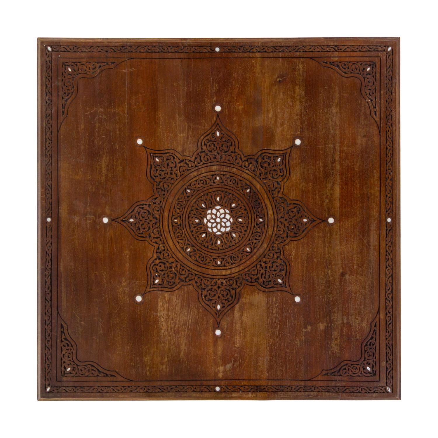 A Syrian Mother-of-Pearl Inlaid Low Table
