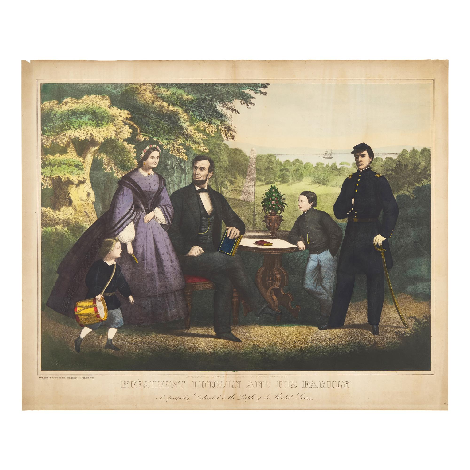 [Presidential] [Lincoln, Abraham] President Lincoln and His Family Respectfully, Dedicated to the People of the United States