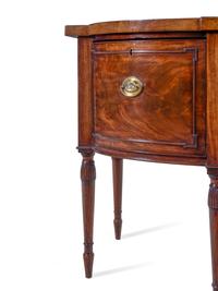 A George III Figured Mahogany Sideboard