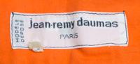 A Jean-Remy Daumas Multicolor Cotton Striped Skirt, Size 38.