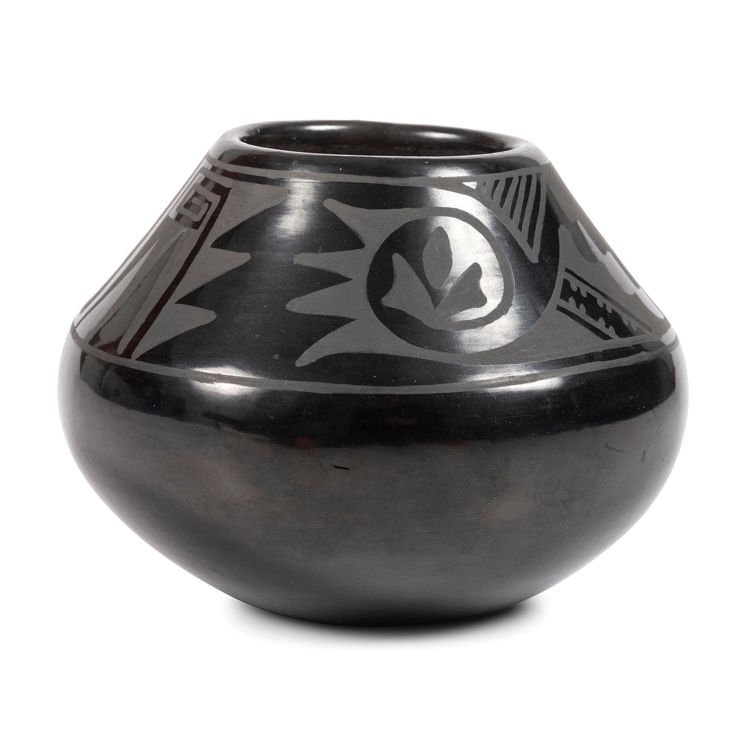 Blackware Pottery Jar