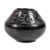 Blackware Pottery Jar