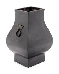 A Chinese Bronze Hu Vase