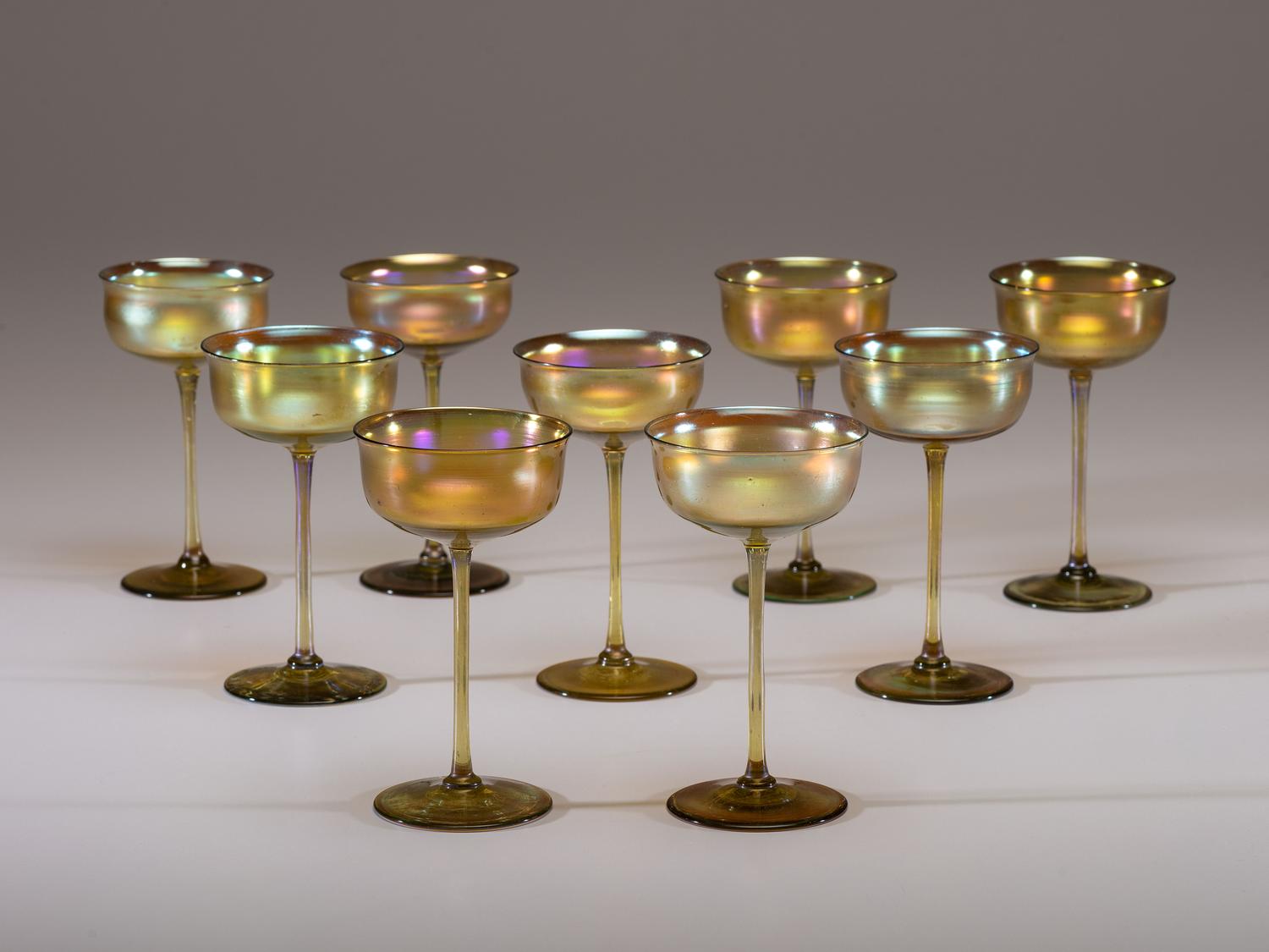 Nine Wine Glasses
